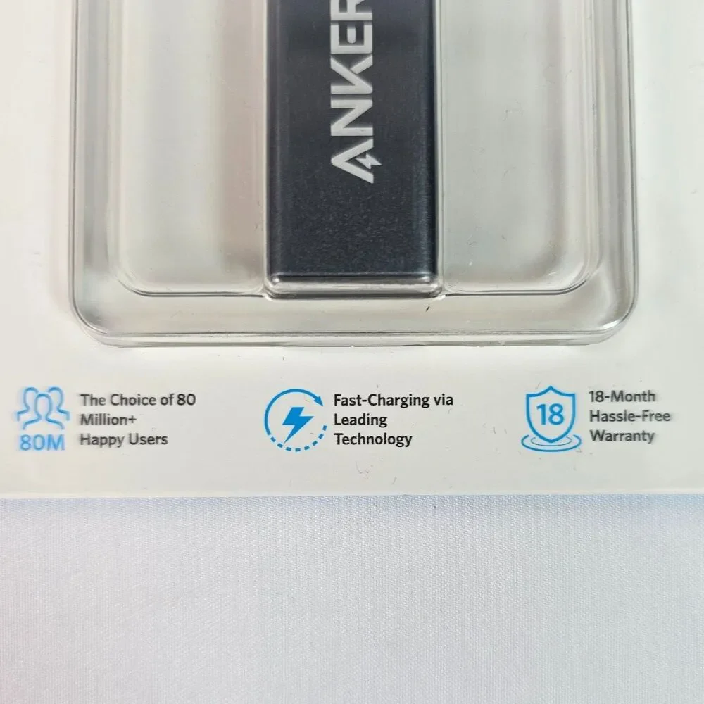 Anker USB-C 2-in-1 SD MicroSD Card Reader Adapter Series 3 Gray New